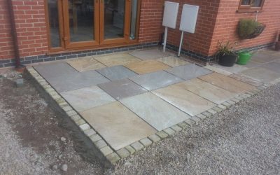 Patio and Path laid at Shirland Alfreton