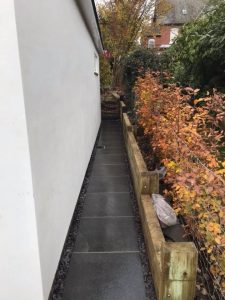 Porcelain paving,sleepers and kerbs by Pave Tech Derbyshire